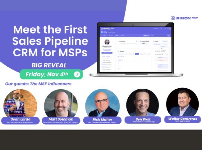 Events 1 Binox Sales Pipeline CRM Launch Event
